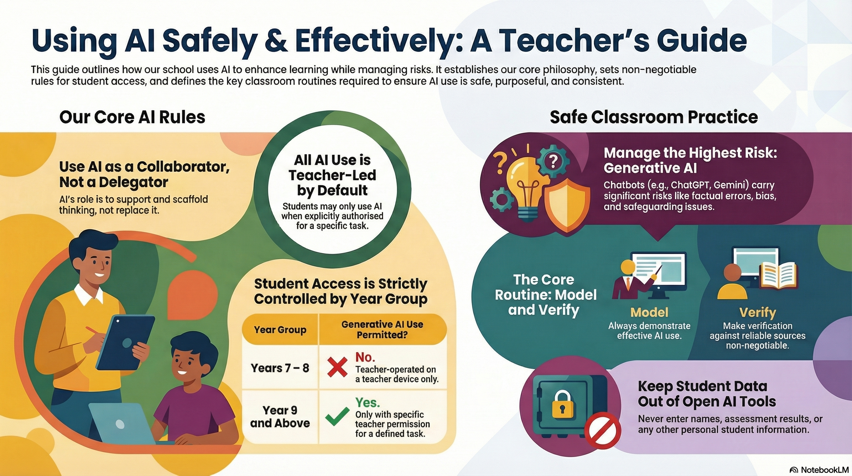 Draft AI classroom guidance for Secondary